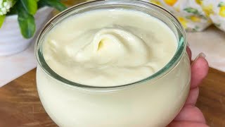 Mayonnaise Maison  SANS OEUFS NI HUILE  Ou Recette Crème Fraîche Rapide [upl. by Eatnoid]