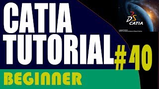 40 CATIA Beginner Tutorial Multisection Solid [upl. by Wendin]