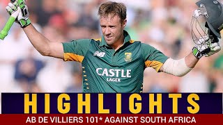 Ab De Villiers 101 Runs Against South Africa ODI Series 2016  Full Highlights [upl. by Olecram]