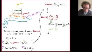 Lecture 07  Mass  Energy Balance Example [upl. by Anerac103]