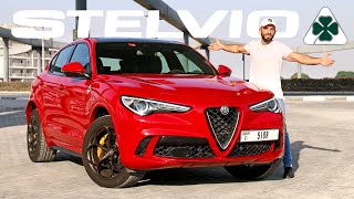 فيراري على هيئة اس يو في؟ الفا روميو ستلفيو  Alfa Romeo Stelvio Quadrifoglio [upl. by Noma]