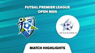 Futsal Premier League Open Men’s Highlights – Eastern Suburbs Hakoah Futsal Club v Enfield Allstars [upl. by Naira]