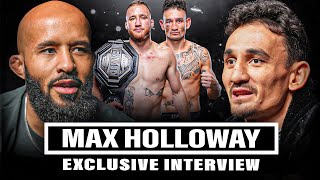 MAX HOLLOWAY on GAETHJE BMF TITLE FIGHT TOPURIA amp ISLAM MAKHACHEV  EXCLUSIVE INTERVIEW [upl. by Latoye783]