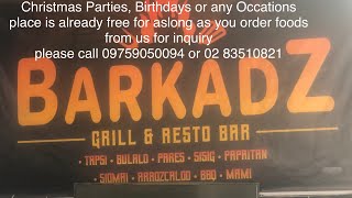 Barkadz Grill amp Resto Bar Celebrate Birthdays amp Partys place is free If you cater from us [upl. by Kiah]