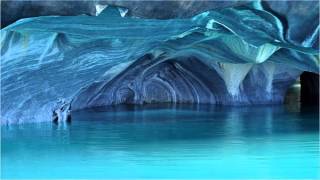 CUEVAS DE MARMOL EN LA PATAGONIA IMPRESIONANTE Lago Buenos Aires o Lago General Carrera [upl. by Fredrika]