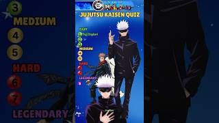 JUJUTSU KAISEN Character Quiz Challenge Can You Guess Them jujutsukaisen jujutsu quiz [upl. by Harilda]