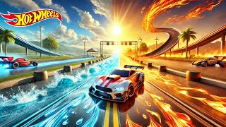 Hot Wheels Unlimited Building Epic Hot Wheels Tracks  Hot Wheels Unlimited Gameplay [upl. by Nalor274]