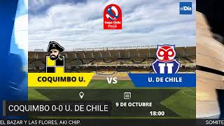 Transmisión de la semifinal Copa Chile Coquimbo Unido y Universidad de Chile [upl. by Lanoil]