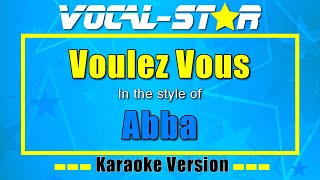 Voulez Vous Karaoke  Abba Karaoke Version [upl. by Tizes]