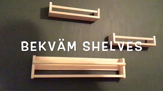 Ikea Bekvam Shelves How To Assemble [upl. by Nahsar]