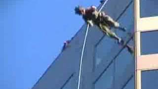 Aussie Rappel 290 foot highrise 7 seconds [upl. by Banks]