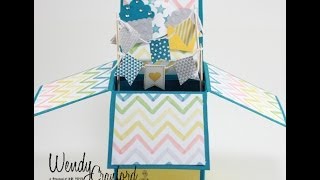 Pop Up Box Card Tutorial [upl. by Avera]