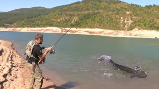 Pecanje soma i bele ribe na Zavojskom jezeru kod Stare planine  Fishing catfish [upl. by Wolgast]