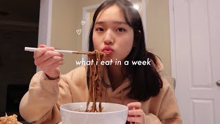 what i eat in a week pt 7 korean amp realistic [upl. by Chicoine]