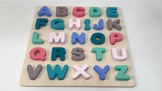 Alphabet Letters  ABC Board Learning for Kids [upl. by Violette]