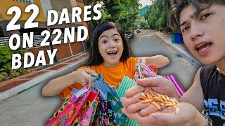 22 EPIC DARES ON 22ND BIRTHDAY  Ranz and Niana [upl. by Godden]