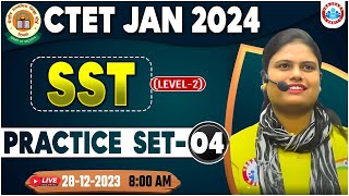 CTET Jan 2024  CTET SST Paper 2 Practice Set 04 CTET SST PYQs By Aarooshi Maam [upl. by Aneelahs]