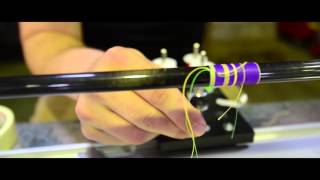 Rod Building Trim Part 4  Double spaced spiral [upl. by Ladnar]