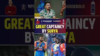 GREAT CAPTAINCY BY SURYA suryakumaryadav [upl. by Lydon350]