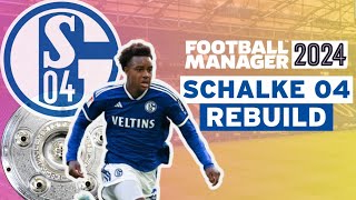 Schalke 04 from Relegation to Glory FM24 Rebuild Challenge [upl. by Ardnuasak]