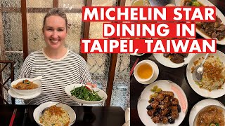 Michelin Star Dining in Taipei Taiwan [upl. by Ellednahc638]