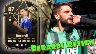 FC 24  87 BERARDI TOTW PLAYER REVIEW  INSANE STATS ON THIS CARD 🥵🔥 [upl. by Peppel]