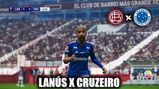 LANÚS X CRUZEIRO  COPA SULAMERICANA SEMIFINAL  JOGO DE VOLTA  PES 2025 GAMEPLAY [upl. by Enrobialc]