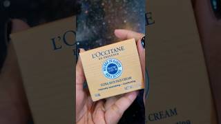 LOccitane Shea Butter Ultra Rich Comforting Face Cream unboxing review skincare luxury shorts [upl. by Yentrac729]