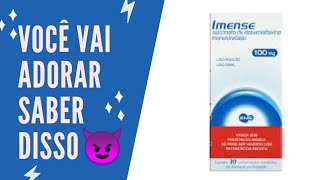 VLOG Imense 100 mg Succinato de desvenlafaxina monoidratado fique até o final [upl. by Rola]