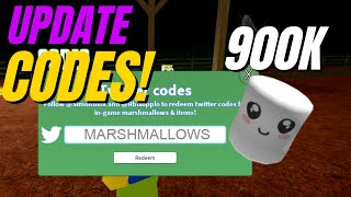 NEW UPDATE MARSHMALLOWS CODES Backpacking ⛺🐻 ROBLOX [upl. by Anawt]