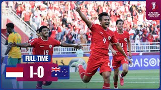 AFCU23  Group A  Indonesia 1  0 Australia [upl. by Yennaiv]