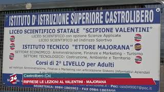 Castrolibero Cs Riprese le Lezioni al Valentini  Majorana [upl. by Japeth377]