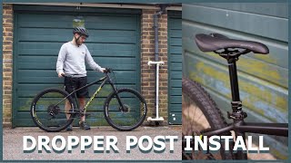 I install a Whyte  TranzX dropper post [upl. by Philipa]