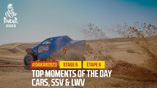 Cars Top moments  Stage 6  Dakar2023 [upl. by Sergias133]