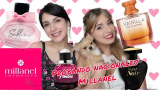 Probando los perfumes de MILLANEL🤩🤩🤩 [upl. by Aihsemat390]