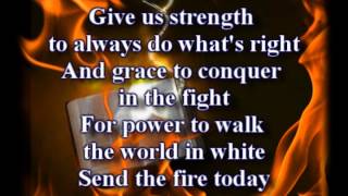 Send the Fire  Lindell Cooley  Worship Video with lyrics [upl. by Arret]