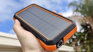 BLAVOR Magnetic Wireless Solar Power Bank PNW12 18W QC 30 20000mA FULL REVIEW [upl. by Nnaarual]