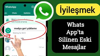 WhatsApp Silinen Mesajları Geri Getirme Tüm medya  detaylı Anlatım [upl. by Octavian892]