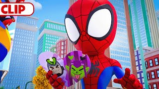 Gobby and Rhino Ruin Valentines Day 💘  Marvels Spidey and his Amazing Friends  disneyjr [upl. by Eirrehc413]