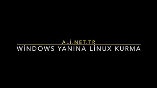 Windows Yanına Linux Ubuntu Kurma [upl. by Idoux276]