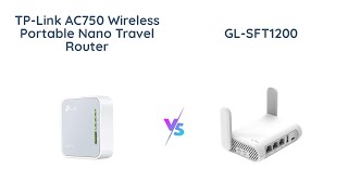 TPLink TLWR902AC vs GLiNet GLSFT1200 Secure Travel WiFi Router Comparison [upl. by Adnoluy309]