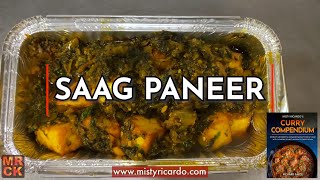 Saag Paneer cooked by Misty Ricardo at East Takeaway  Misty Ricardos Curry Kitchen [upl. by Amero11]