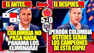 PRENSA PANAMEÑA MENOSPRECIABA A COLOMBIA PERO SALIERON GOLEADOS 50 ¡COLOMBIA NOS HUMILLA [upl. by Golub148]