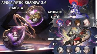 NEW 26 Apocalyptic Shadow  E0 Boothill  E0S1 Acheron Honkai Star Rail [upl. by Susannah]