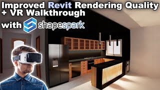 Improved Revit Rendering Quality  VR Walkthrough with Shapespark [upl. by Cinelli]