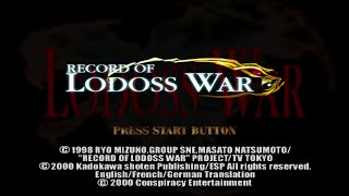 Record of Lodoss War 4K UHD Widescreen Gameplay  ReDream Sega Dreamcast Emulator PC [upl. by Hayman]