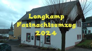 Longkamp  Fastnachtsumzug 2024 [upl. by Ydissak]