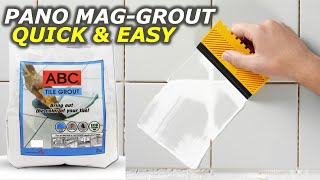 HOW TO GROUT TILE DIY for Beginners Quick amp Easy Demo Review ABC Tile Grout  Paano mag grout 2021 [upl. by Joanie]