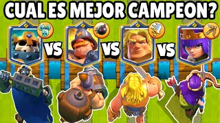 CUAL CAMPEÓN ES EL MEJOR  OLIMPIADAS de CAMPEONES  NUEVO GRAN MINERO  CLASH ROYALE [upl. by Nahn]