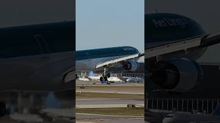 Aer Lingus A330300 “Golden Hour” ORD landing shorts [upl. by Reisch]